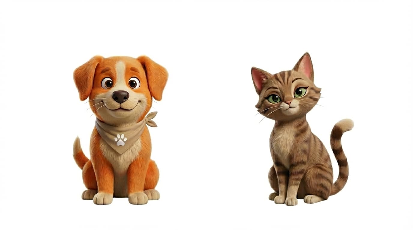 Cairo & Luna — PAWS Egypt mascots