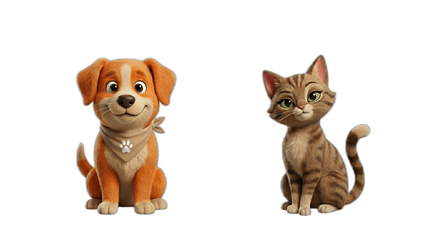 Cairo & Luna — PAWS Egypt mascots