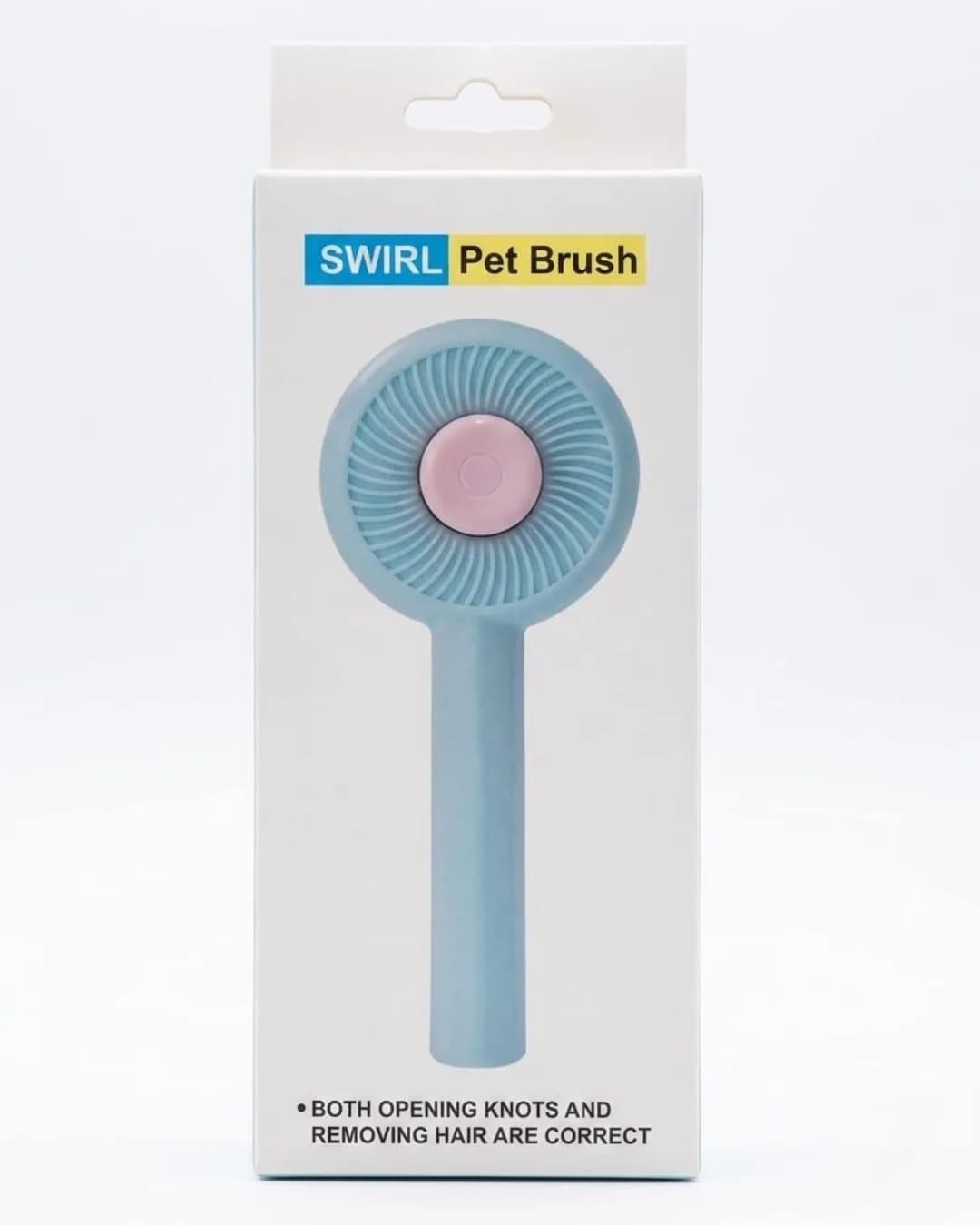 SWIRL Self-Cleaning Pet De-shedding Brush